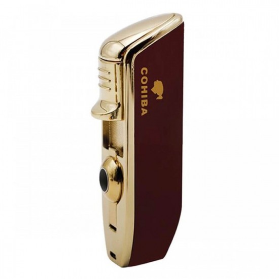 COB-528-BR Καφέ Αναπτήρας Πούρου Cohiba logo