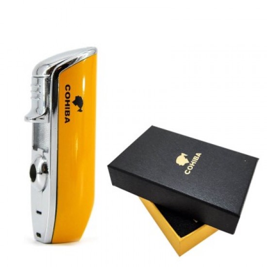 Αναπτήρας Πούρου Cohiba logo - Κίτρινος