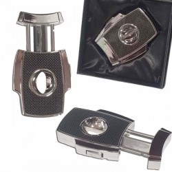 Μεταλλικός Πουροκόφτης V-Cut Μαύρος Carbon 64R