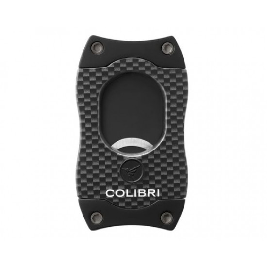 Colibri Cigar Cutter CF Black - CU500T30