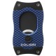 Colibri S-Cut Cigar Cutter Carbon Fiber Blue CU500T33