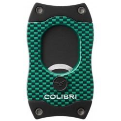 Colibri S-Cut Cigar Cutter Carbon Fiber Green CU500T34