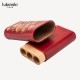 LUBINSKI - Leather Case Red Dragon for 3 Cigars Ring 56 (50021-RD)