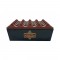Habanos Ashtray Melamine Terrace 4c Brown/Black