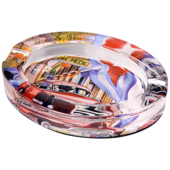 Τασάκι γυάλινο Cuba Design Auto 523581