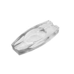 Angelo cigar ashtray, glass 2 Holder 22,7x9,5x4,3cm 422025