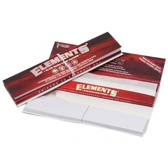 Χαρτάκια ELEMENTS King Size με τζιβάνες ( 5 τεμάχια )