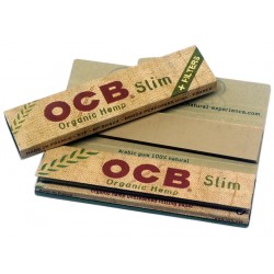 Χαρτάκια OCB Organic Hemp Slim King Size με τζιβάνες ( 1 τεμάχιο )