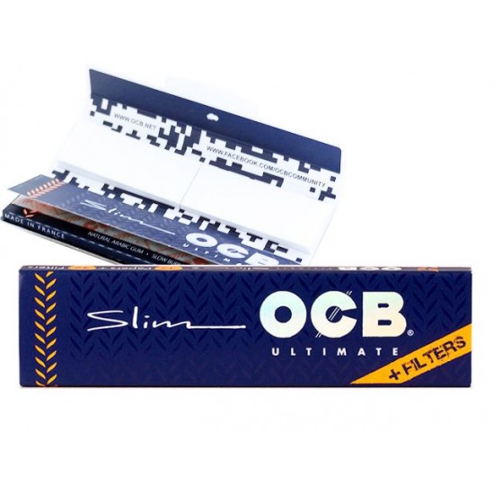 Χαρτάκια OCB Ultimate King Size με τζιβάνες ( 1 τεμάχιο )