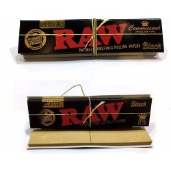 Χαρτάκια RAW BLACK KS SLIM + TIPS με ΤΖΙΒΑΝΕΣ Classic ( 5 Τεμάχια )