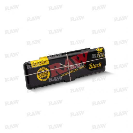 RAW® Black Μεταλλική Θήκη Για Χαρτάκια Στριφτού KingSize