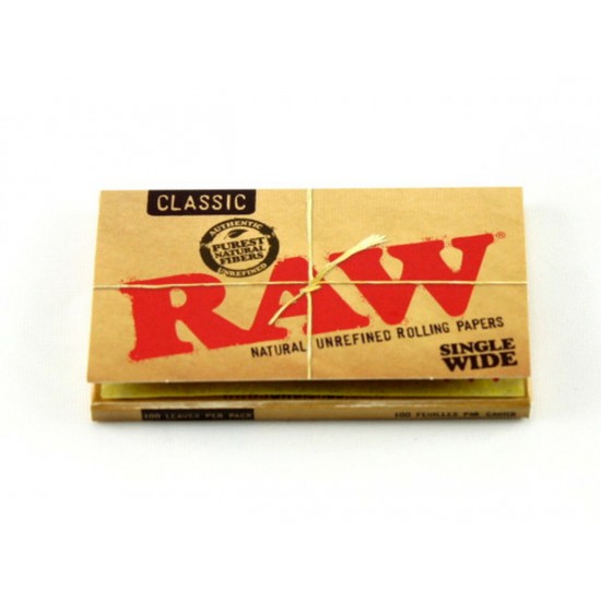 Χαρτάκια RAW Single Wide Classic 100 ( 10 τεμάχια )