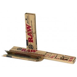 Χαρτάκια RAW Classic KIng Size με προ τυλιγμένες τζιβάνες 32+24 ( 5 τεμάχια )