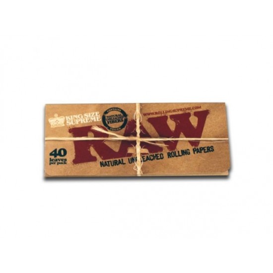 Χαρτάκια RAW Classic King Size Supreme 40 φύλλων ( 5 τεμάχια )