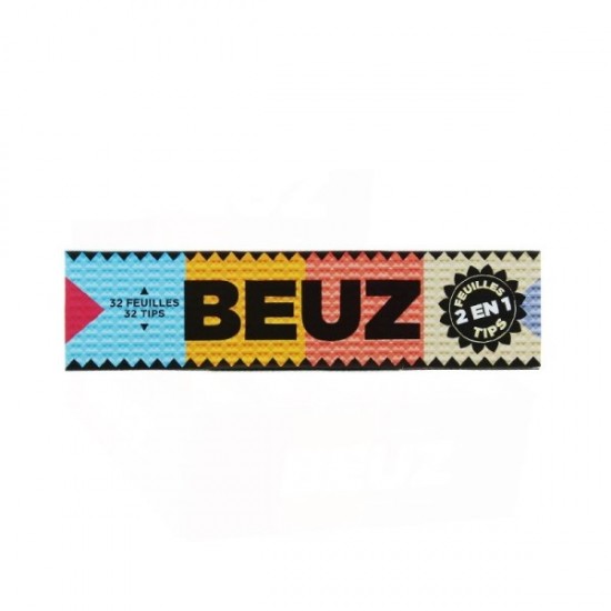 BEUZ King Size Slim Rolling Papers + Tips