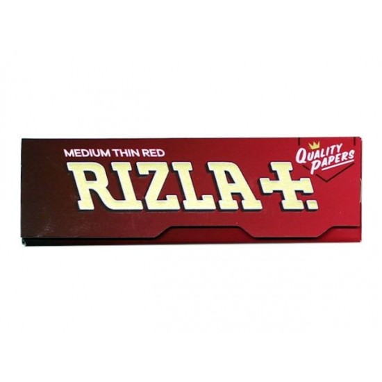 Χαρτάκια RIZLA Κόκκινα 50 φύλλων ( 10 Τεμάχια )