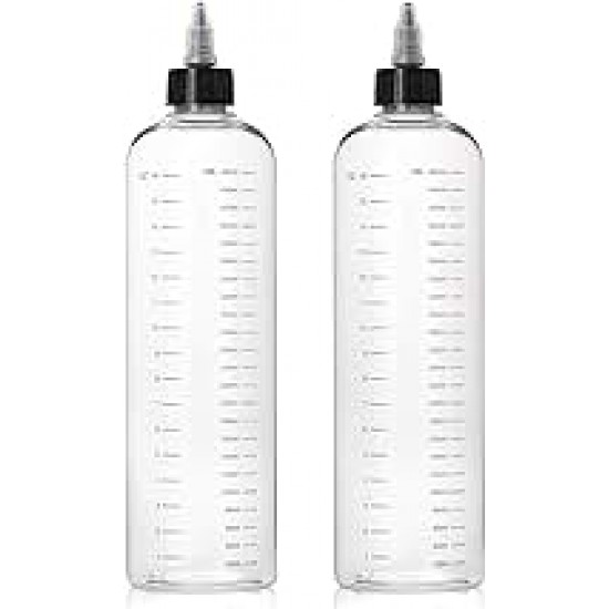 Graduated bottle with measuring cap 230ml