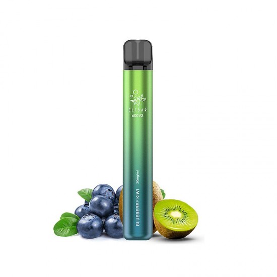 Elf Bar EB 600V2 20mg 2ml Blueberry kiwi