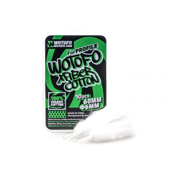 Wotofo Xfiber Cotton for Profile 6mm (10τεμ)