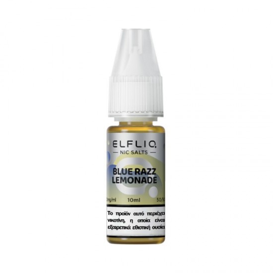 Elfliq Έτοιμο Υγρό Αναπλήρωσης Bar Salts Razz Blue Lemonade 20mg 10ml