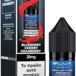Elux Blueberry Cherry Cranberry Salt 20mg 10ml