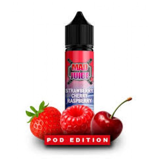 Mad Juice Pod Edition Strawberry Cherry Raspberry 12ml/60ml 