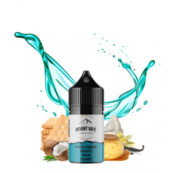 Mount Vape - Vanilla Pudding Biscuits Cream Coconut 10-30ml - Flavor Shot
