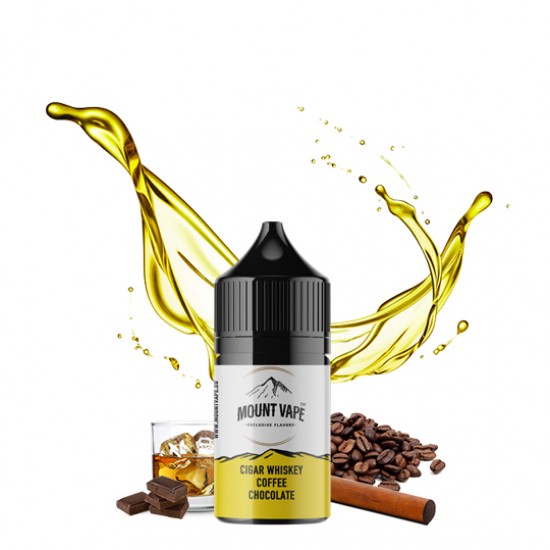 Mount Vape -Cigar Whiskey Coffee Chocolate 10-30ml - Flavor Shot