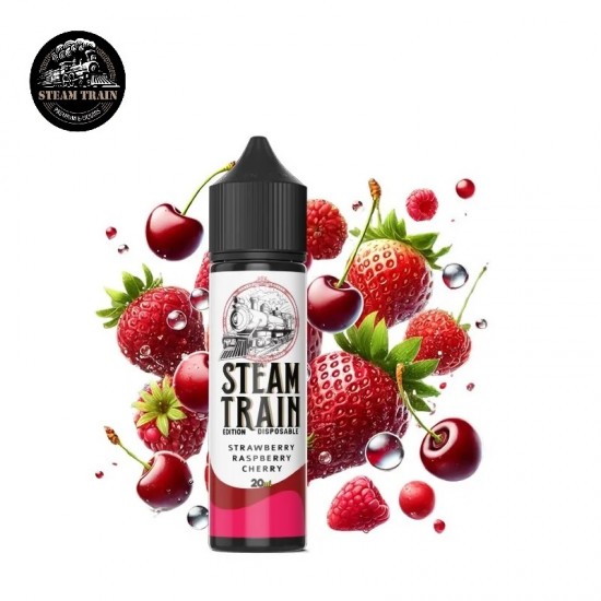 Steam Train Disposable Edition Strawberry Raspberry Cherry 20ml/60ml