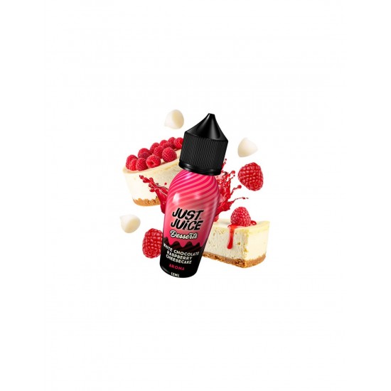 Just Juice Desserts White Chocolate Raspberry Cheesecake Flavour Shot 12/60ml