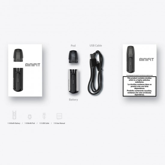 Justfog - Minifit - S - Μαύρο