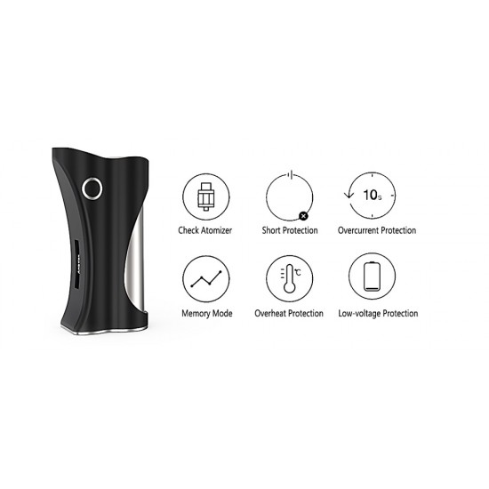 Ambition - Hera Box Mod 60W - Black Polished