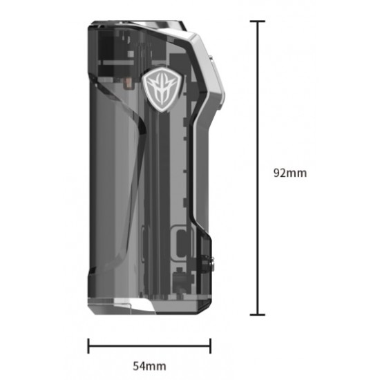 Rincoe – Mod Jellybox Mini 80W Black Clear