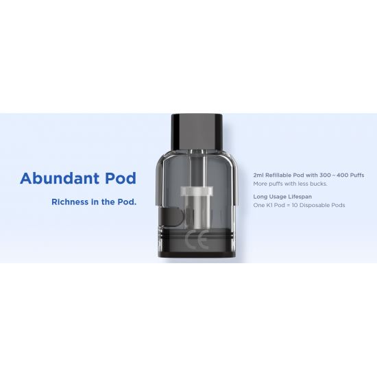 GeekVape Wenax K1 Pod Kit 2ml - Μαύρο
