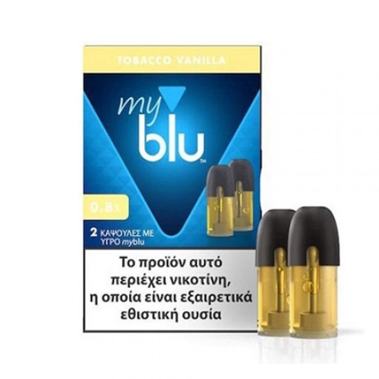 MyBlu Tobacco Vanilla 2 Pods 0.8%