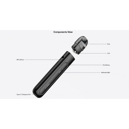 Aspire Flexus Q Pod Kit 700mAh 2ml - Gunmetal