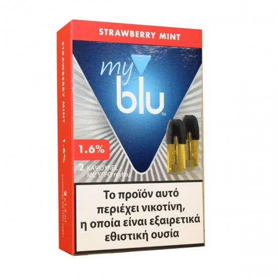 MyBlu Strawbeberry Mint 2 Pods 1.6%