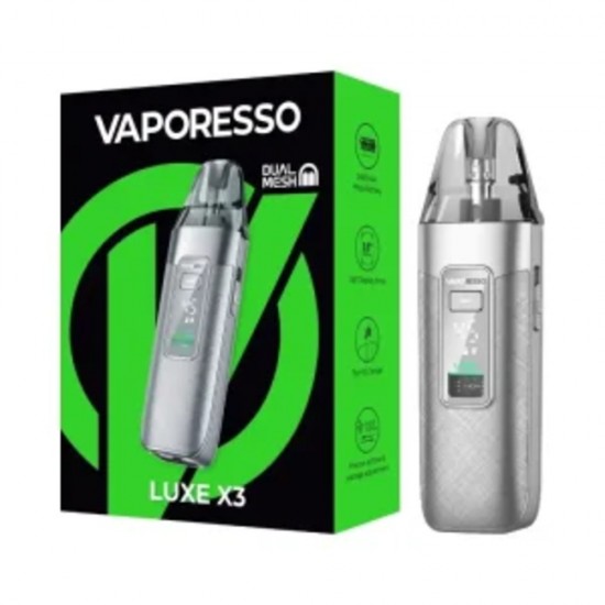 Vaporesso Luxe X3 Pod 5ml με Ενσωματωμένη Μπαταρία 2600mAh Grey Silk