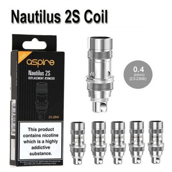 Aspire Nautilus 2S Coil - 0.4ohm ( 5 Τεμάχια )