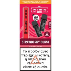 Crystal Plus Combo Συσκευή με 2 Pod 2ml 20mg # Strawberry Burst