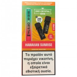  Ηλεκτρονικό Τσιγάρο Ske Crystal Plus Combo2xPod Hawaiian Sunrise 2ml 20mg