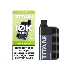 TITAN Lemon Lime 10000 puffs Disposable 8x2ml 20mg