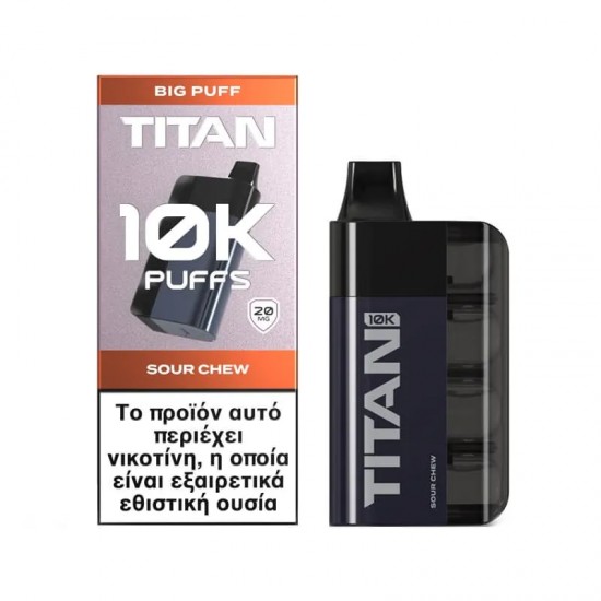 Titan 10k 8x2ml 20mg 10000puffs Sour Chew
