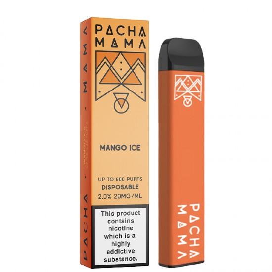 Pacha Mama Disposable Mango Ice 2ml/20mg 600 puff