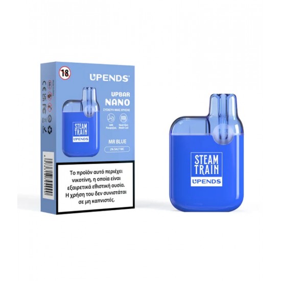 Steam Train 600 Mr Blue (Blueberry Raspberry) 2ml 20mg