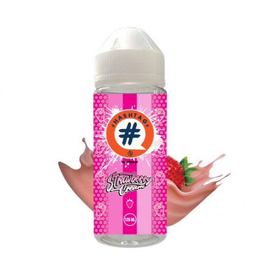 Hashtag - Strawberry Cream 24/120ml