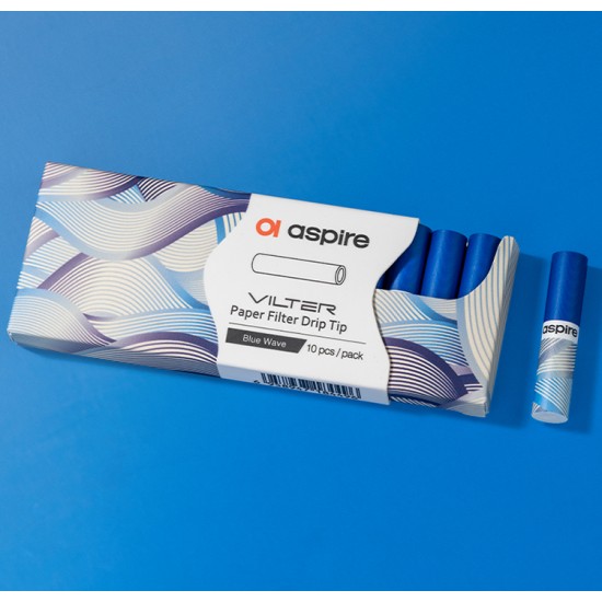 Aspire Vilter New Colors Blue Wave Ανταλλακτικά Φίλτρα (10 τεμ.)