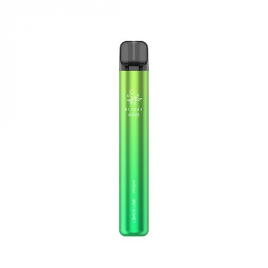 ELF BAR ΗΛΕΚΤΡΟΝΙΚΟ ΤΣΙΓΑΡΟ ΜΙΑΣ ΧΡΗΣΗΣ EB600 V2 LEMON LIME 2ML 20MG