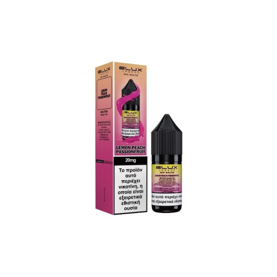 Elux / Lemon Peach Passion Fruit Nicotine Salts 10 ml / 20 mg