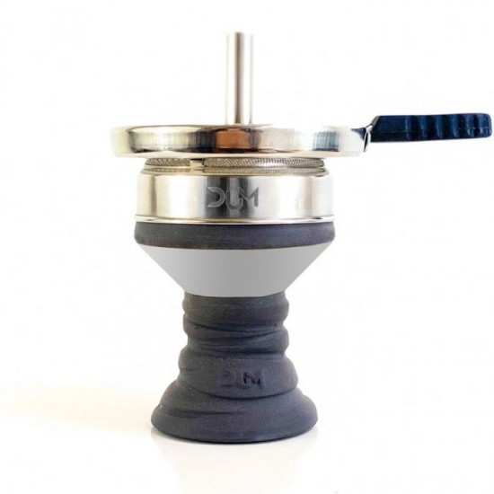 DUM SHISHA BOWL FULL HEATER SILVER